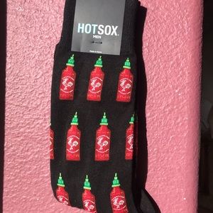 Sriracha Bottle Crew Socks